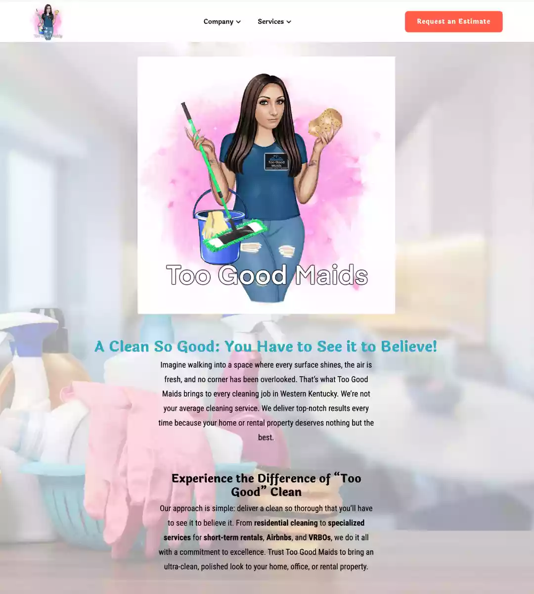 Too Good Maids staging site