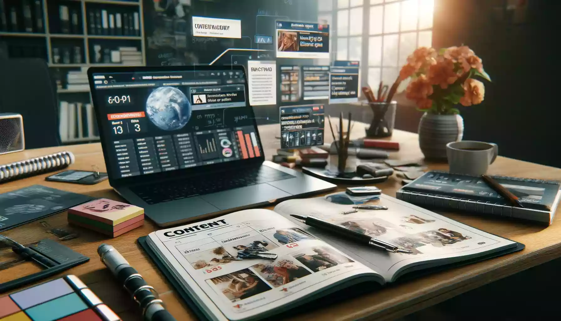 Having a zoom meeting with a client